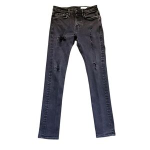 All Saints Distressed Cigarette Skinny Jeans